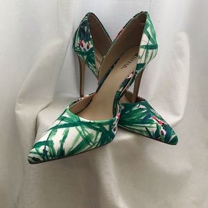 Leaf Patterned Heels